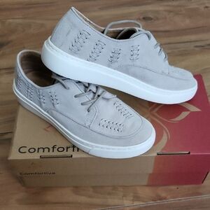 Comfortiva Women's Light Gray Sneakers